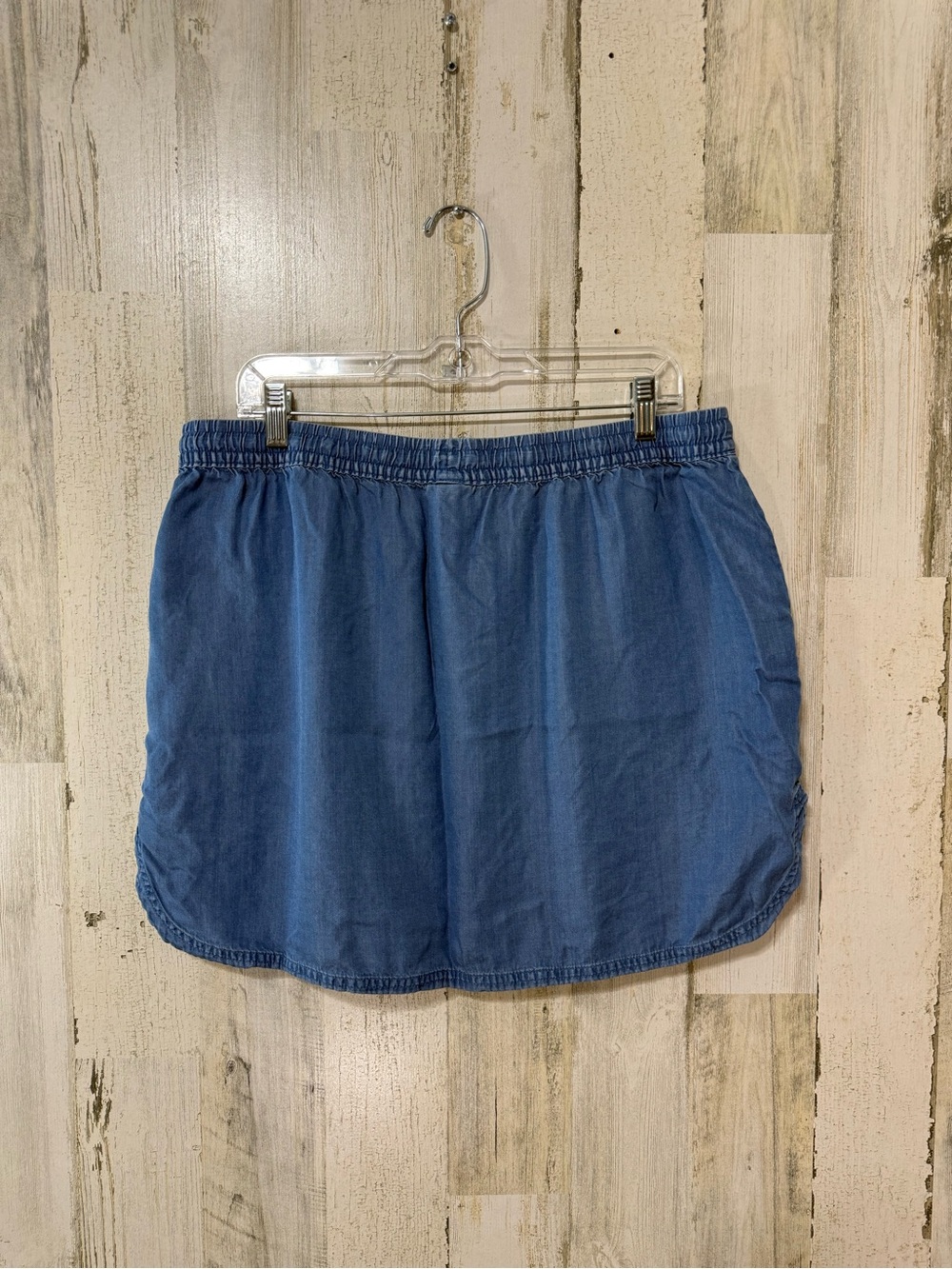 Merona Light Denim Drawstring Chambray Skirt - Light Blue - Picture 4 of 9